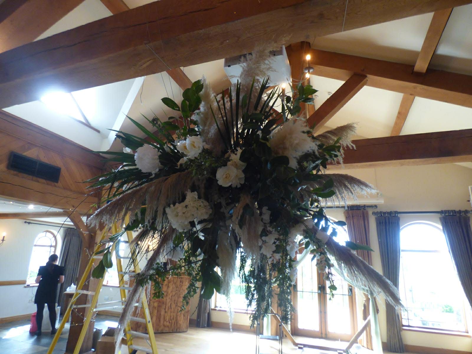 Romantica wedding floral installation
